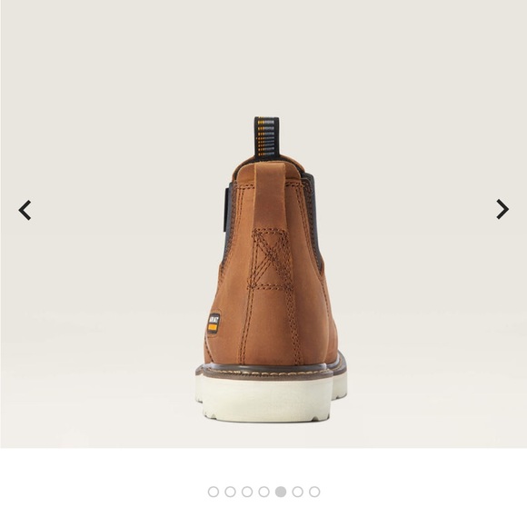 NEW - Ariat Work Boots - Aged Honey - Women’s 8 - Picture 6 of 15